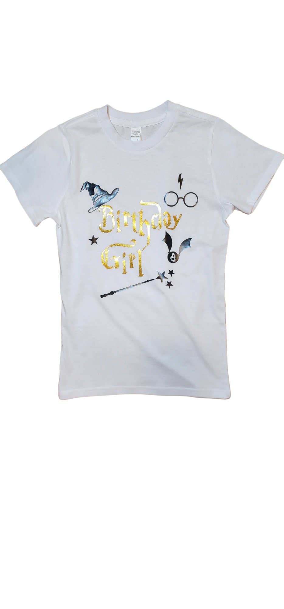 Harry Potter Birthday T-Shirt with Gloss and Glitter Vinyl - Youth and Adult Sizes Available