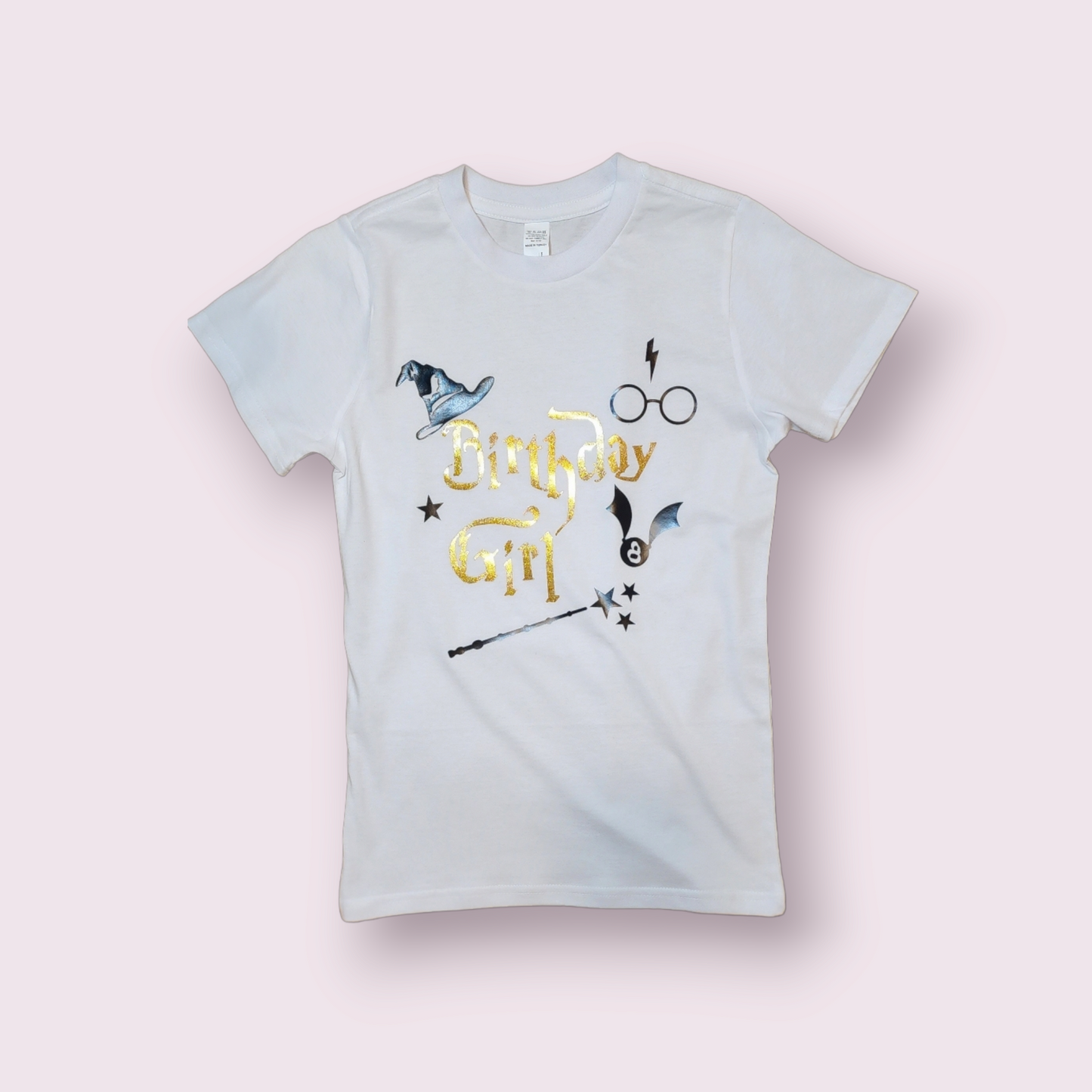 Harry Potter Birthday T-Shirt with Gloss and Glitter Vinyl - Youth and Adult Sizes Available